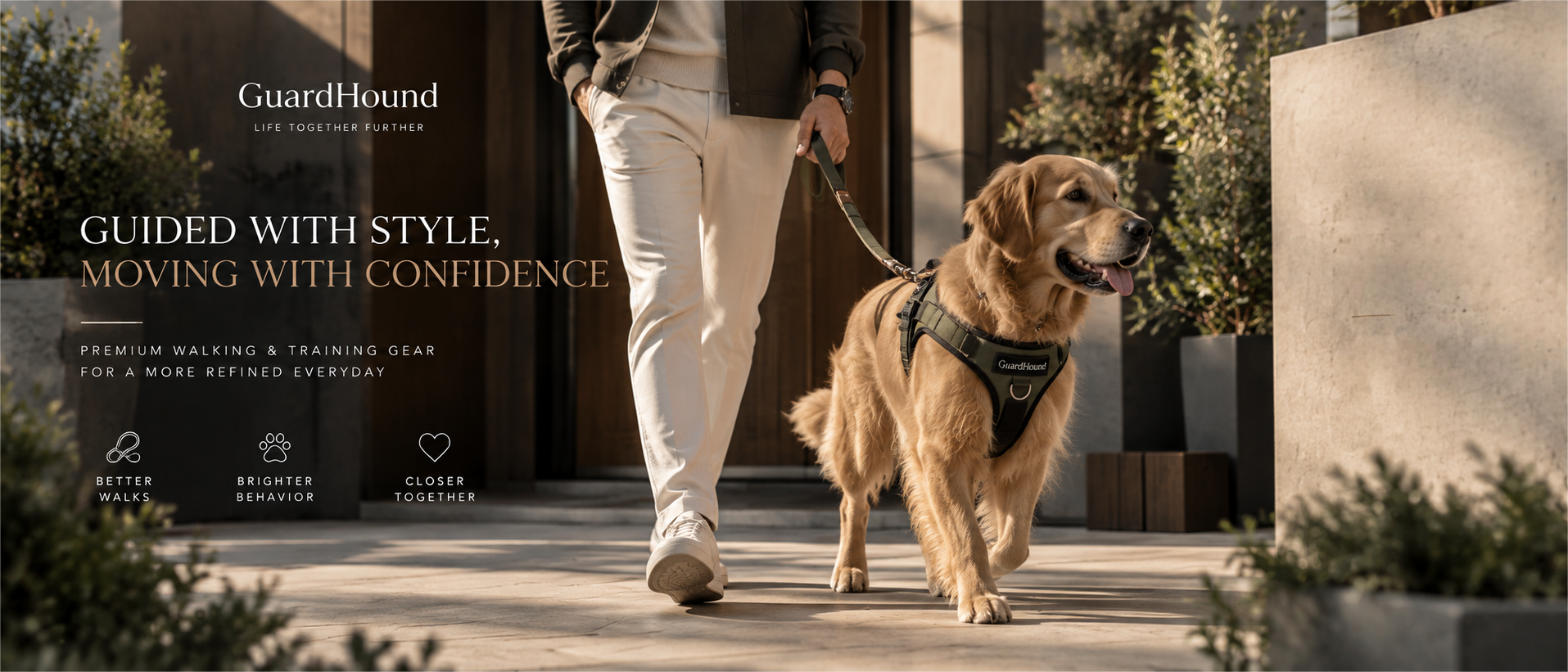 إعلان العلامة GuardHound · التنقل والتدريب